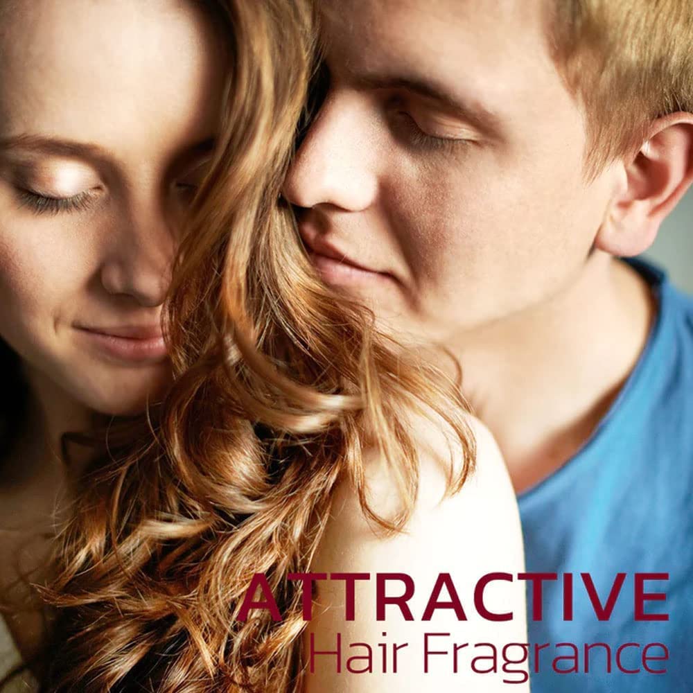 Golden Lure Pheromone Hair Oil - 80ml Leave-In Perfume Hair Serum for Frizz Control & Shine