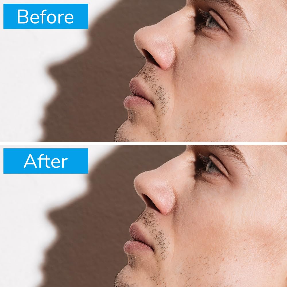 LECDOA 2-in-1 Nasal Hair Cutter, 2025 Upgraded Double-Sided Nose Hair Removal Tool, 360° Rotating Nose Hair Trimmer, Portable Hair Removal Tool for Men and Women (Beige, 3 PCS)