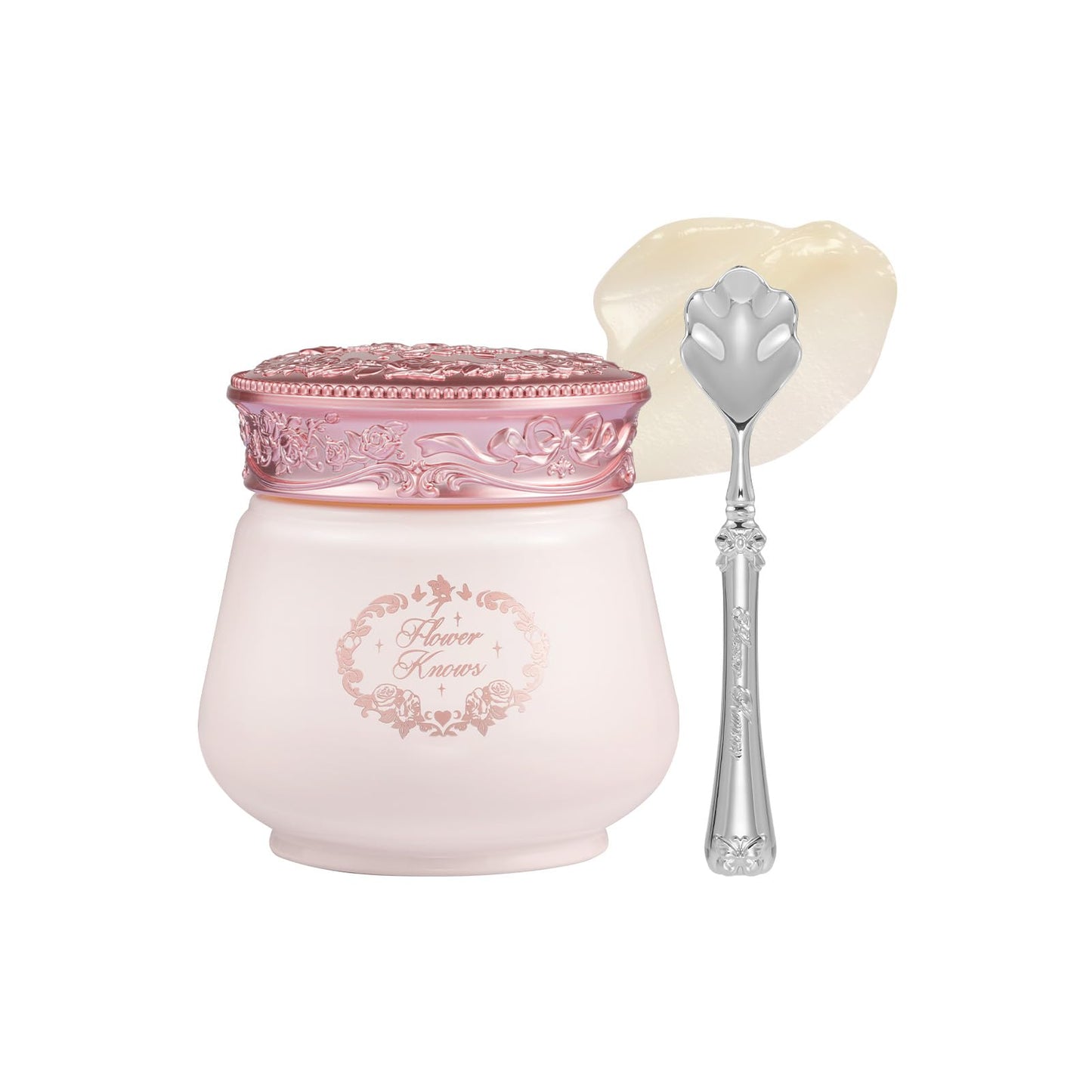 Flower Knows Midsummer Fairytales Makeup Cleansing Balm,Waterproof Makeup Remover & Oil Based Facial Cleanser to Nourish & Hydrate with Scoop,for All Skin Types(3.72 fl.oz./110 ml)