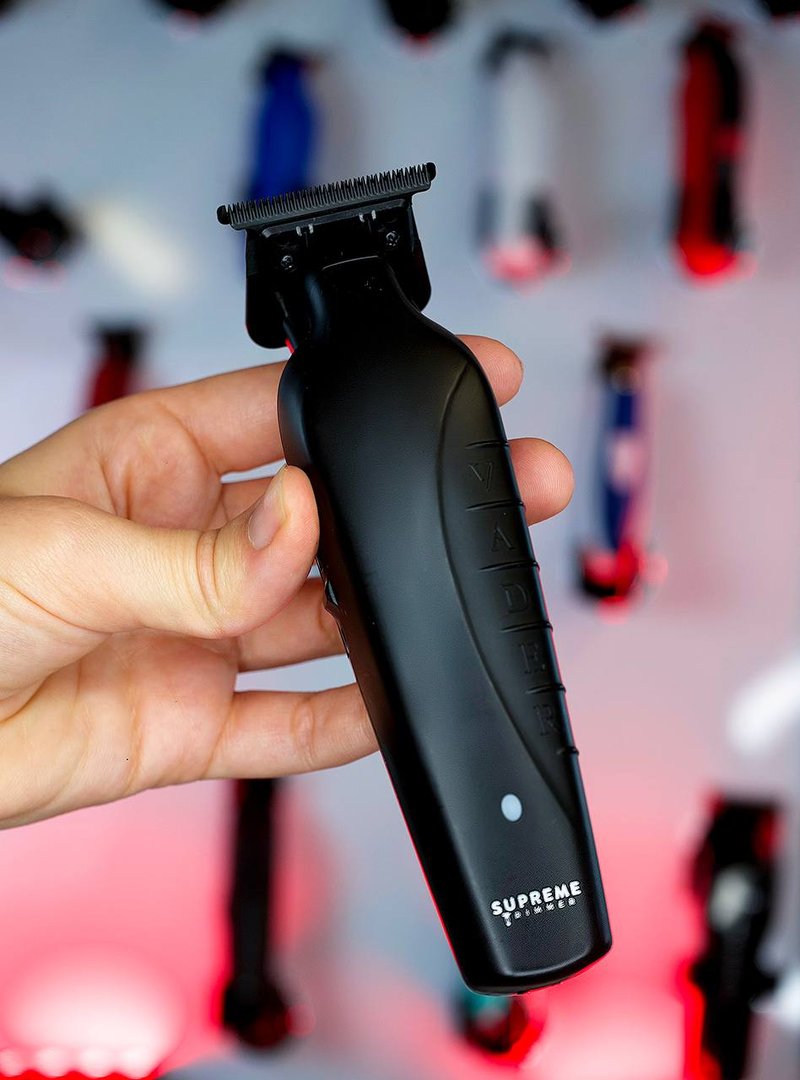 Supreme Trimmer 3-in-1 Barber Kit | Vader Clipper, Vader Trimmer & Crunch Foil Shaver | Men's Professional Beard Trimmer, Brushless Motor Clippers & Waterproof IPX6 Shaver | Black