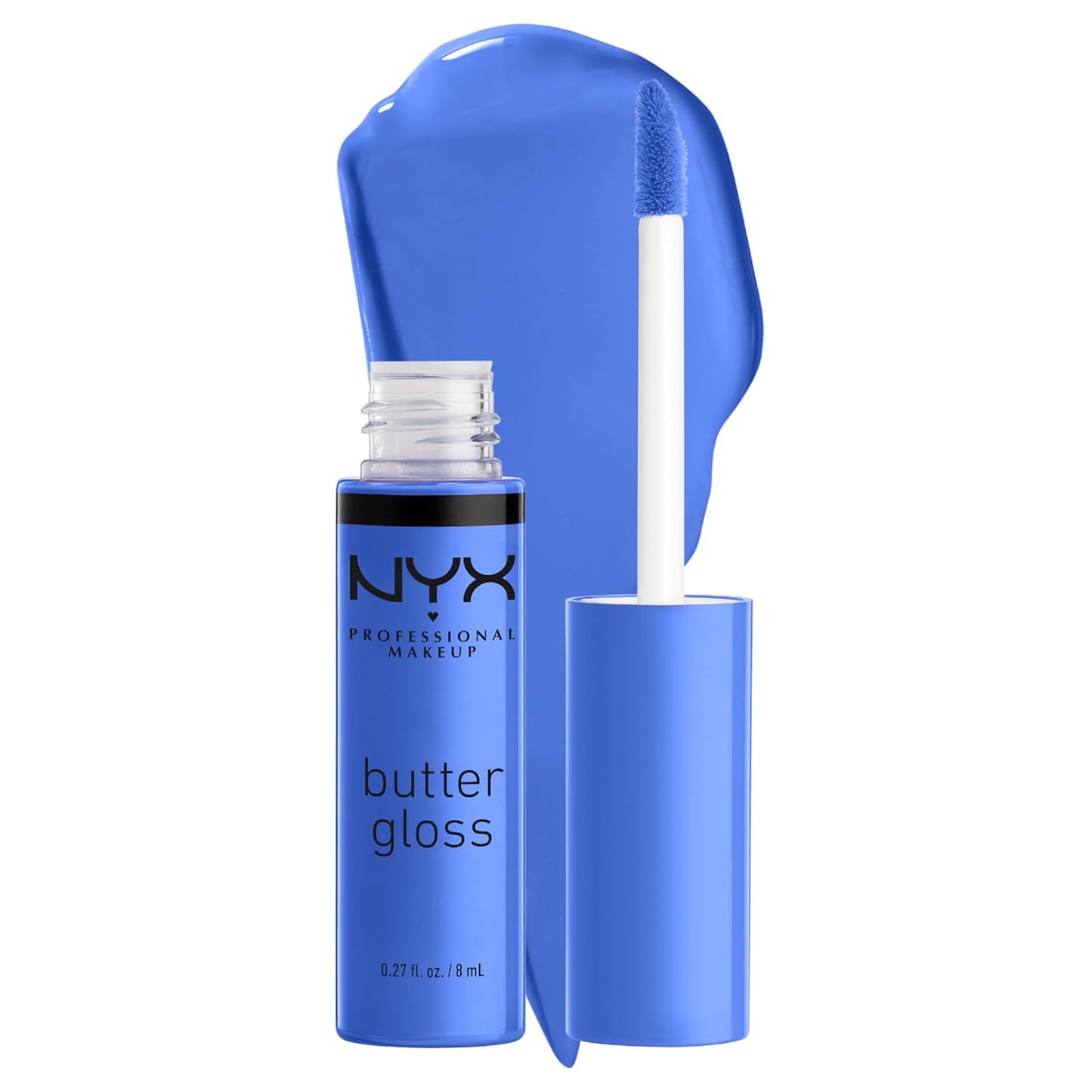 NYX Butter Gloss - Non-Sticky Lip Gloss Set | 3 Shades: Angel Food Cake, Creme Brulee, Madeleine