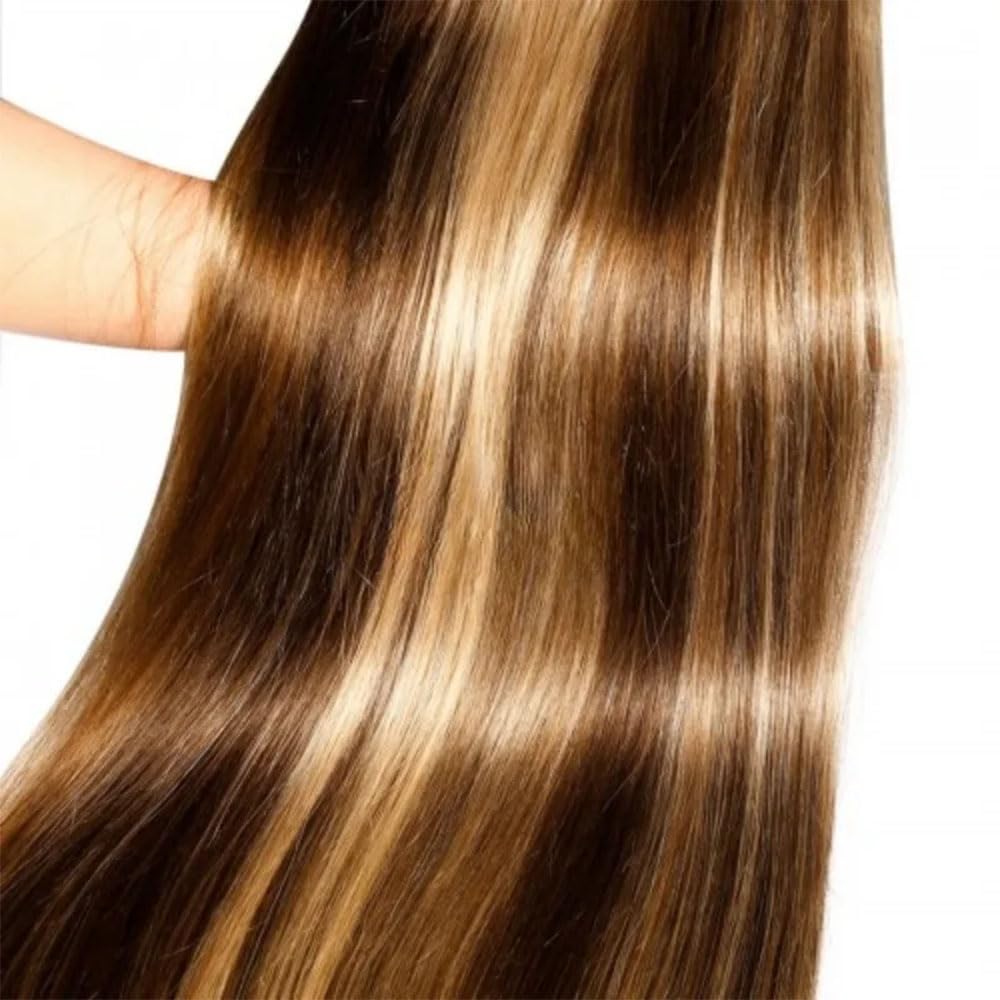 30 32 34 Inch Honey Blonde Straight Bundles 300g P4/27 Body Wave Bundle Brazilian Virgin Hair 3 Bundles Color 27 Hair Extensions