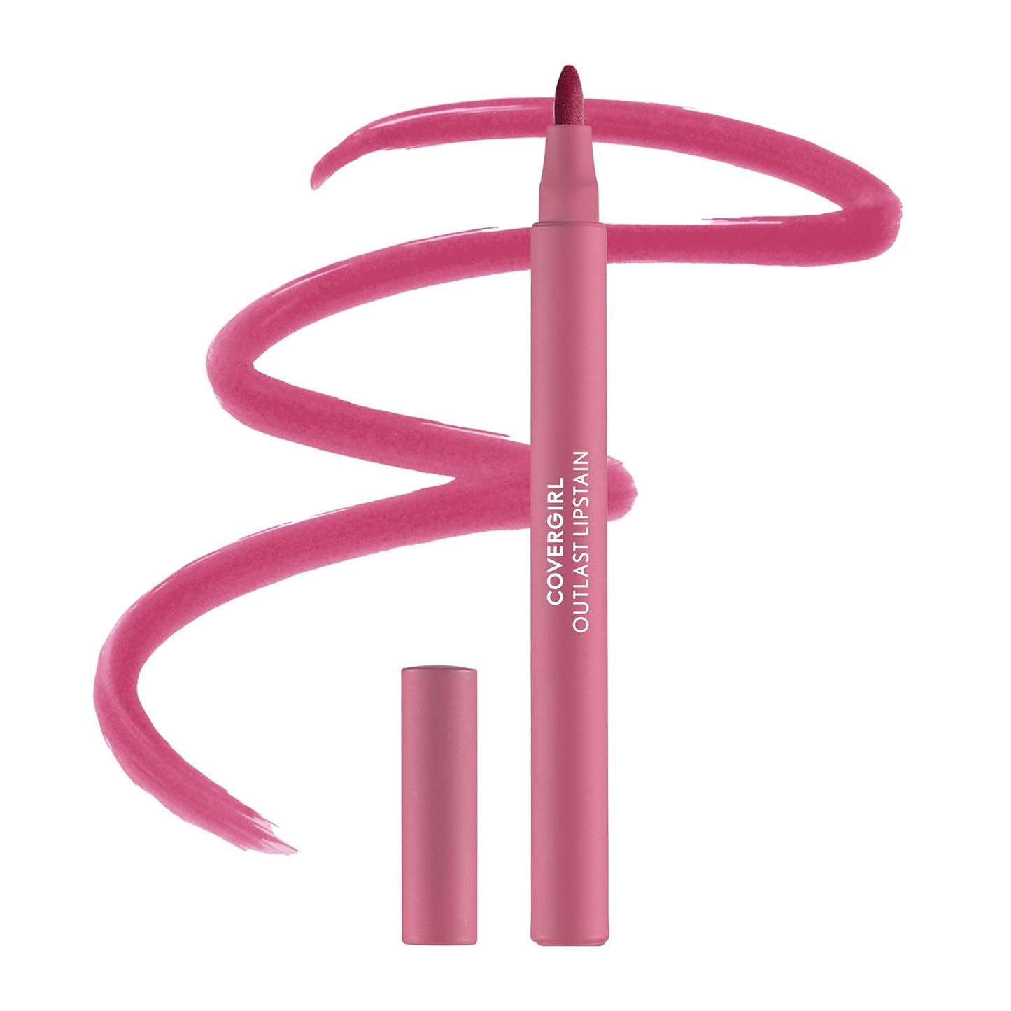 Covergirl Outlast Lipstain - All-Star, Smooth Application, Vegan Formula | 0.06oz, Transfer-Proof Satin Finish