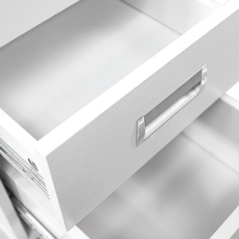 Pedicure Trolley Cart - Alera II in Elegant White | Mobile Salon Equipment