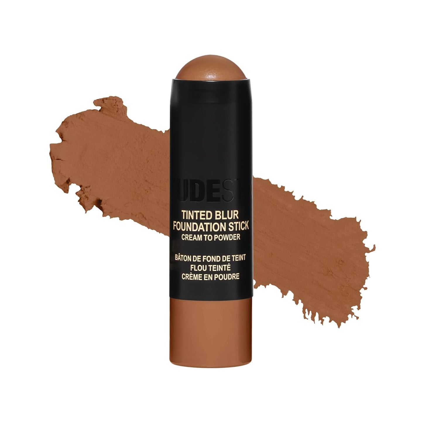 Nudestix Tinted Blur Foundation Stick - Cream-to-Powder Lightweight Makeup for Pores & Blemishes | Natural-Matte Finish