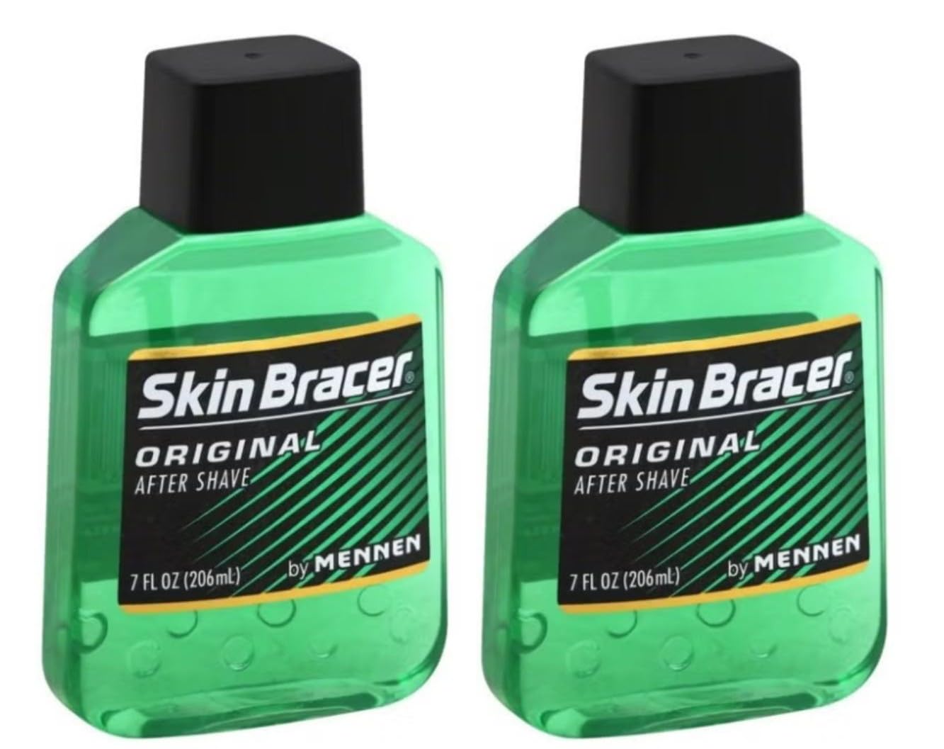 Skin Bracer by Mennen After Shave, Original 7 fl oz (206 ml) Pack of 2