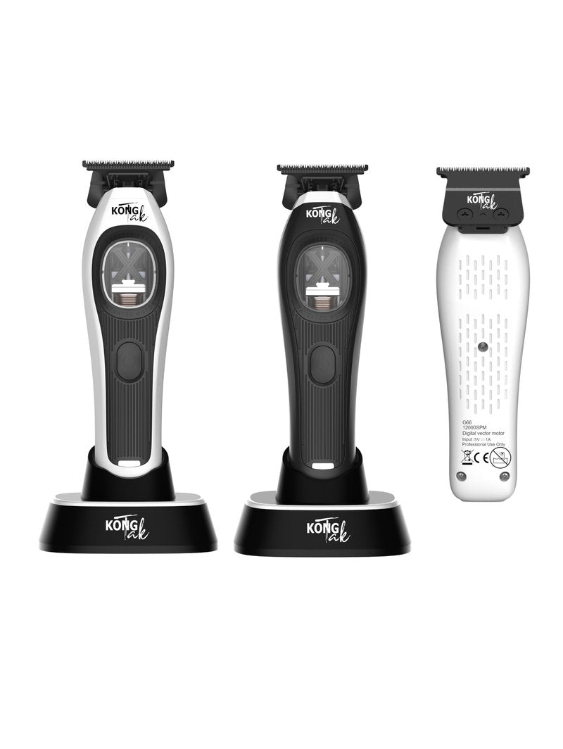 KONG TAK G66 Professional Hair Trimmer with Digital Vector Motor UP to 12,000 SPM and DLC Blade