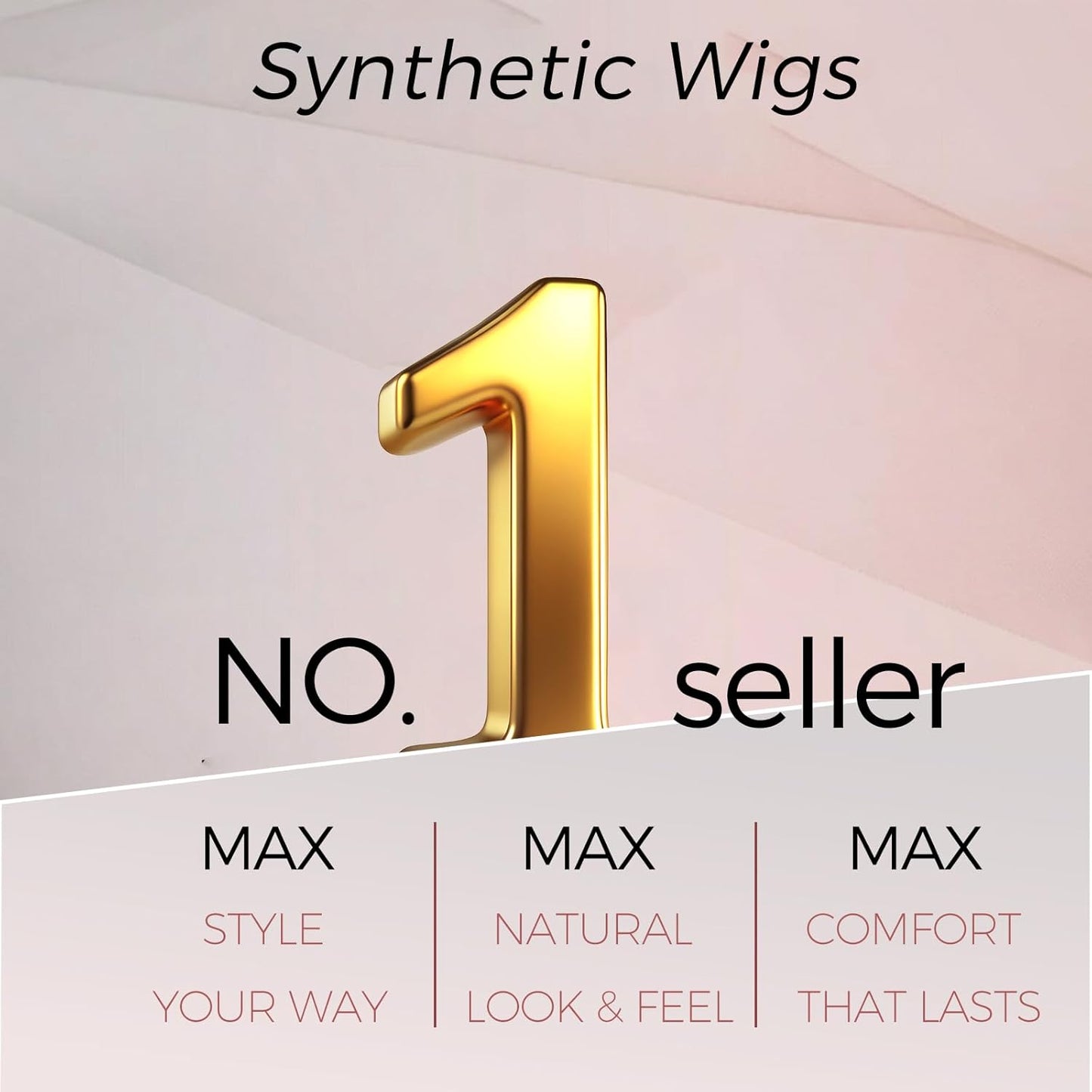 Short Pixie Wig for Women | Curly Ash Blonde with Dark Roots - Heat-Resistant Synthetic Wig with Bangs, Lightweight Cap