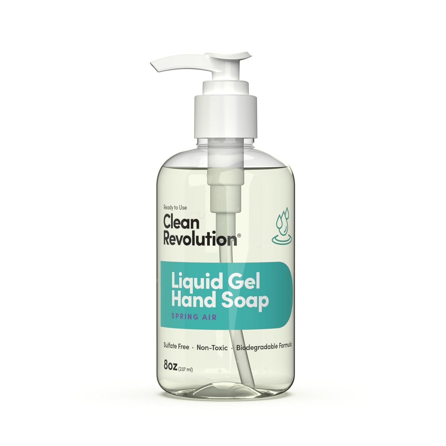 Liquid Gel Hand Soap - Natural Lavender Essential Oils | Silky Rich, Quick Lather, 128 Fl Oz