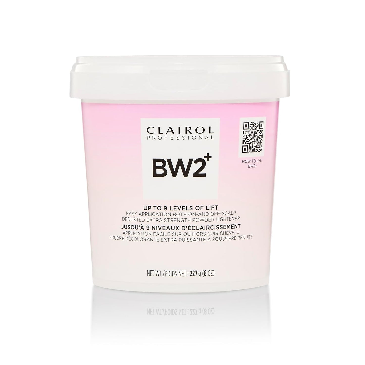 Clairol Professional BW2+ Powder Lightener - Extra Strength Hair Highlights & Lightening, Up to 9 Levels of Lift