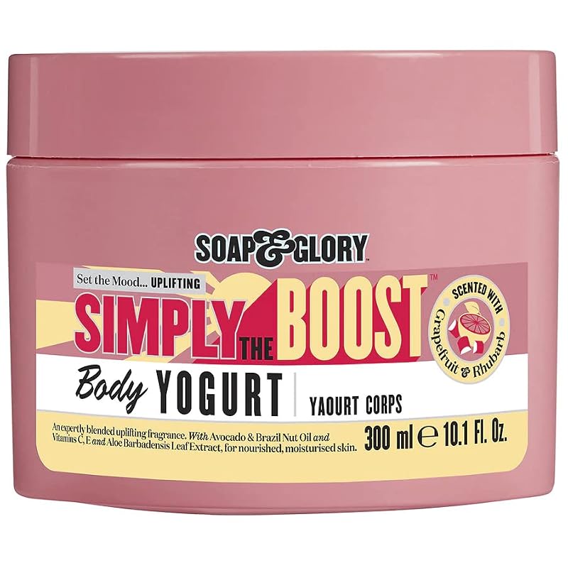 Soap & Glory Simply The Boost Body Yogurt - Lightweight Hydrating Moisturizer