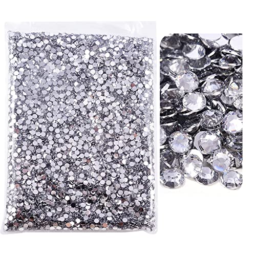 25000 Clear Flatback Rhinestones 4mm for Crafts & Nail Art