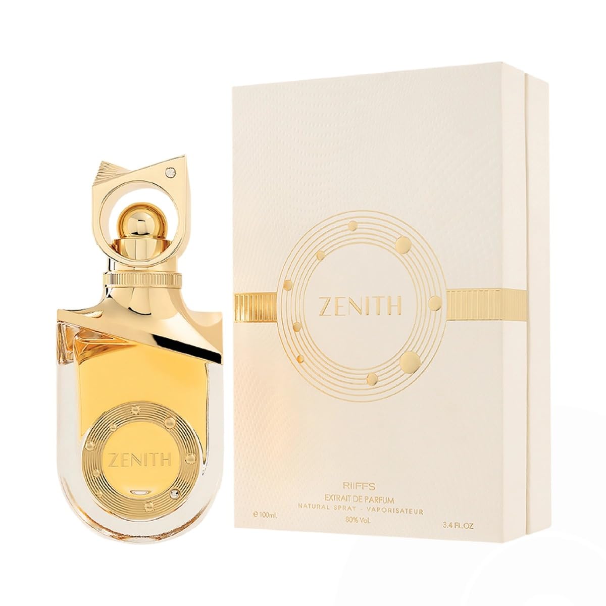 RiiFFS Zenith Extrait de Parfum Spray - Coconut & Vanilla Warm Spicy Fragrance | 3.40 Oz / 100 ml