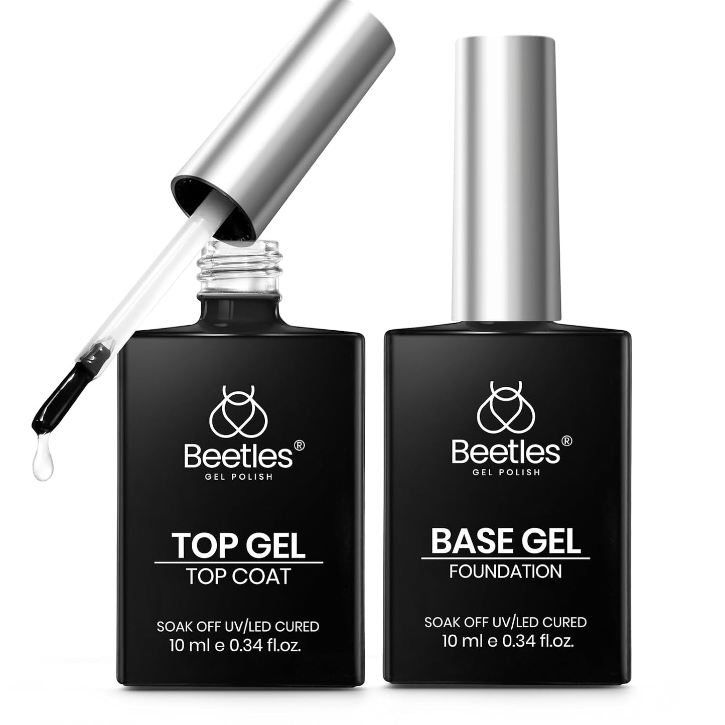 Beetles Nail Primer - 20ml Hema-Free Dehydrator & Acid-Free Bond for Gel Polish | Perfect for Acrylic & UV Gel Applications
