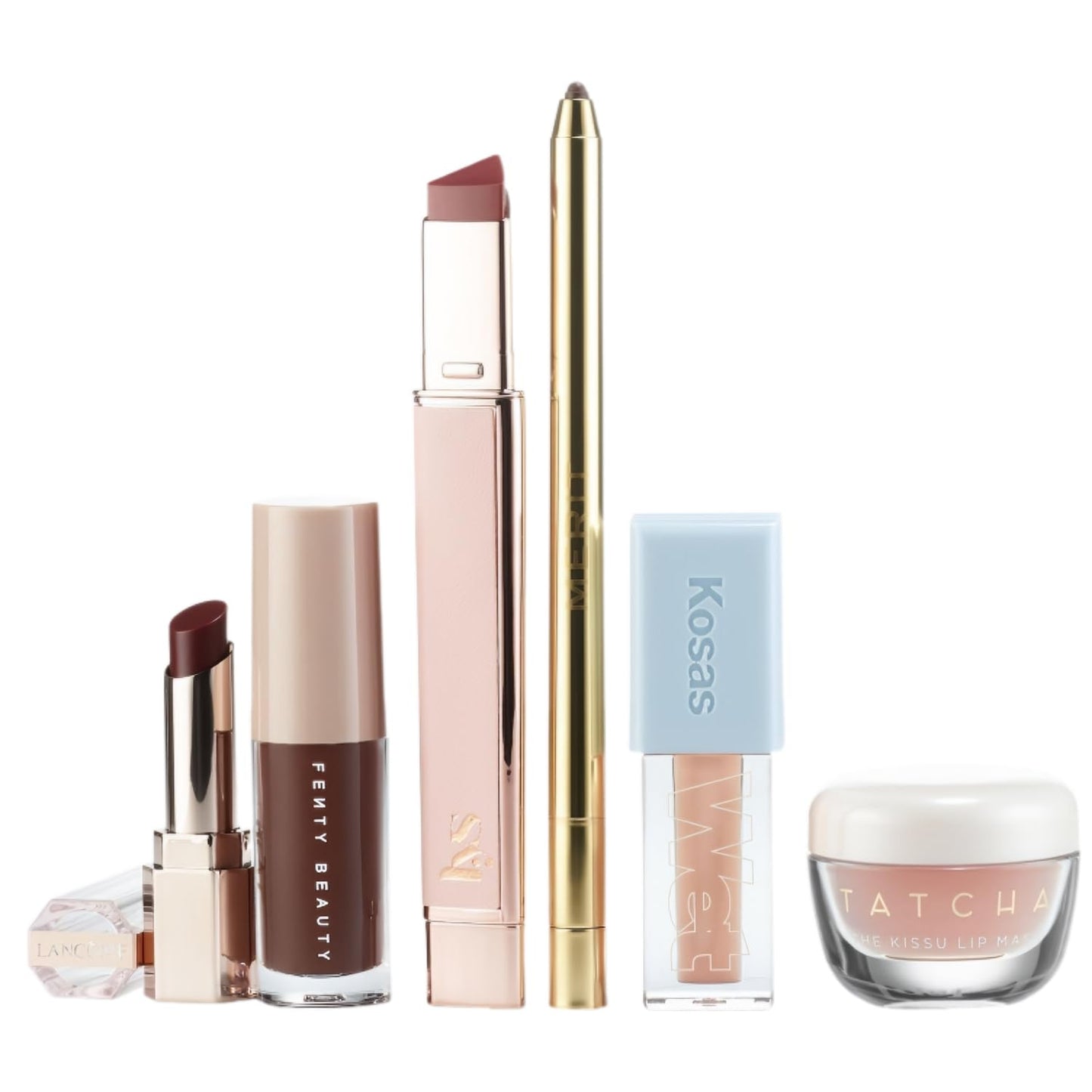 Perfect Pout 6-Piece Lip Set - Hydrating Lipsticks & Glosses for Stunning Lips