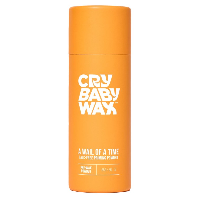 Crybaby Wax A Wail of a Time Talc-Free Priming Powder, Aluminum-Free Pre-Wax Body & Face Powder, Oil & Moisture Absorbing, Dry Shampoo Alternative, 3 Oz