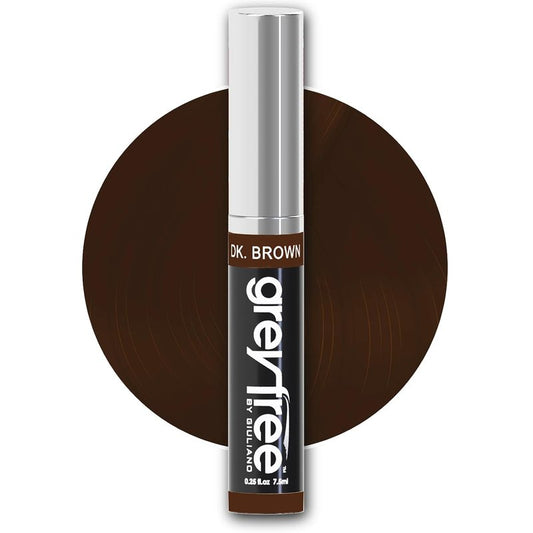 Hair Mascara Root Touch-Up for Gray Hair - Precision Concealer for Brows & Beard | Dark Brown