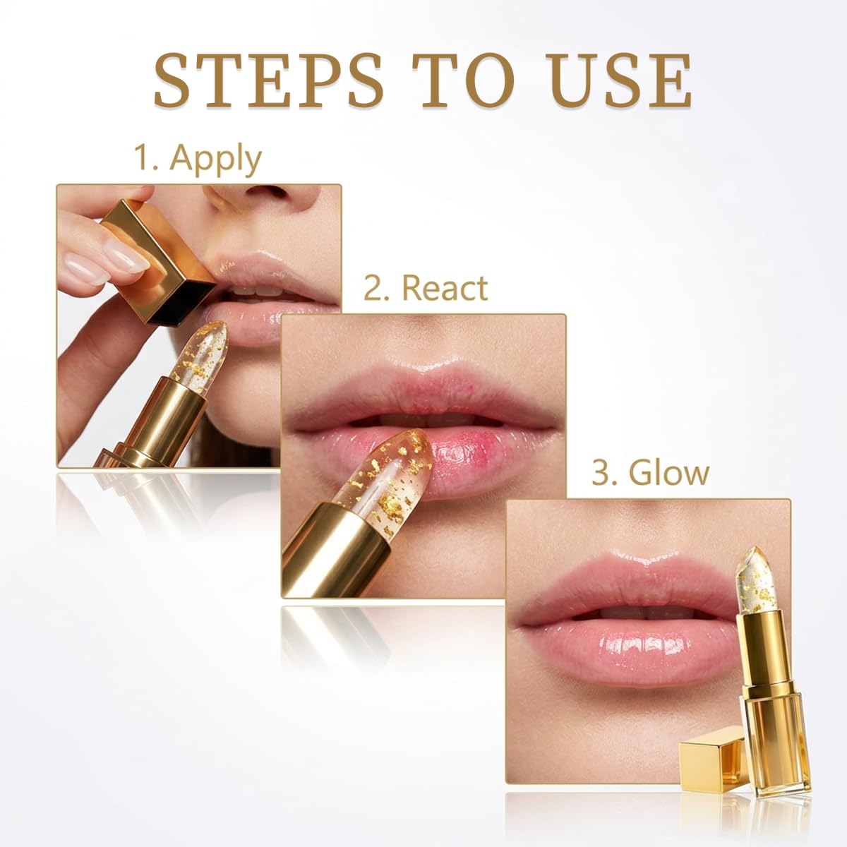 Areliaa Skin-Adaptive Lipstick | True Tone PH Adjusting for Mature Women - Long-Lasting Hydration (2 Pcs)