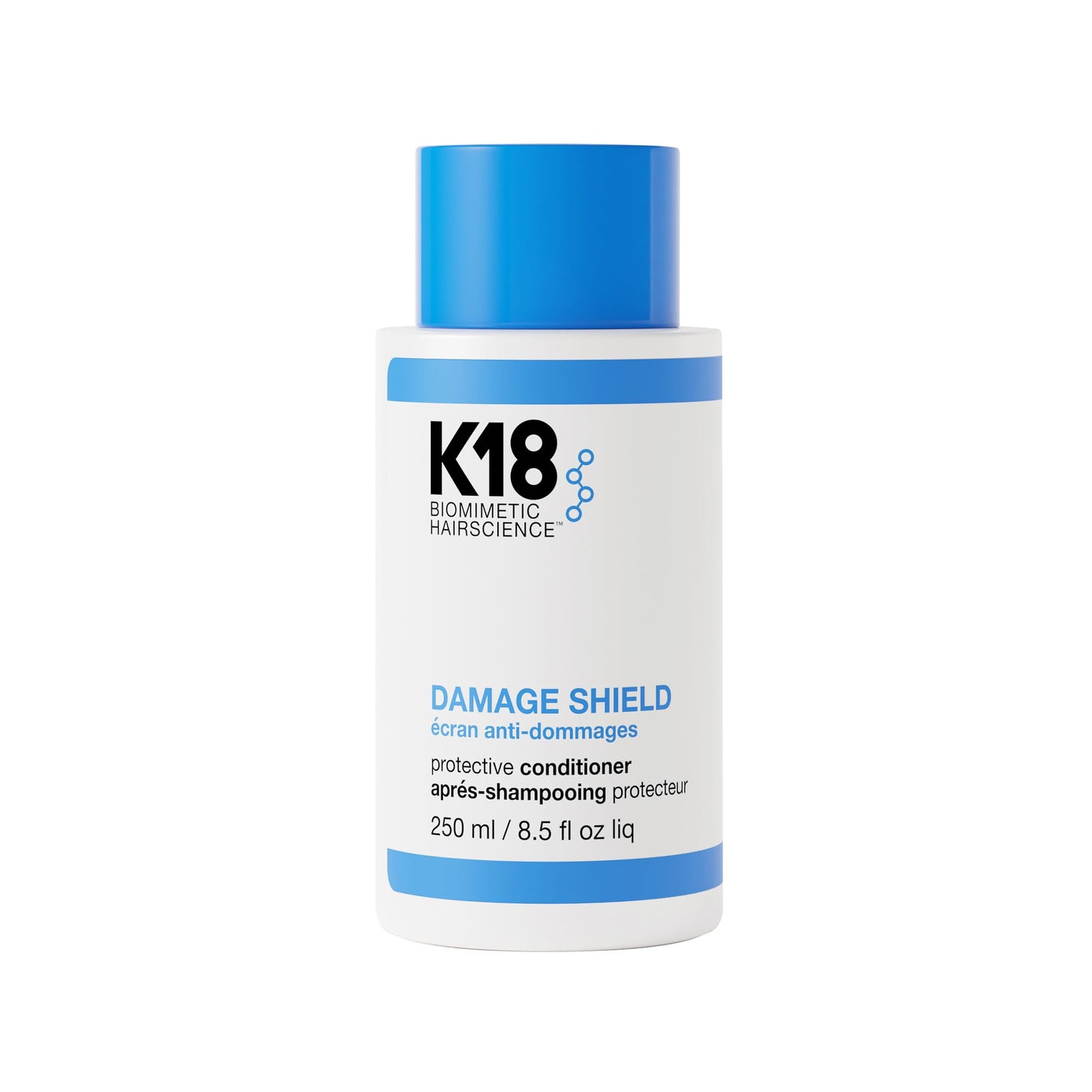 K18 Damage Shield Protective Conditioner for Damaged Hair - Color Safe Conditioner with 3 Day Damage Protection - Weightlessly Softens + Detangles - Maintains Strength with K18PEPTIDE (8.5 Fl oz)