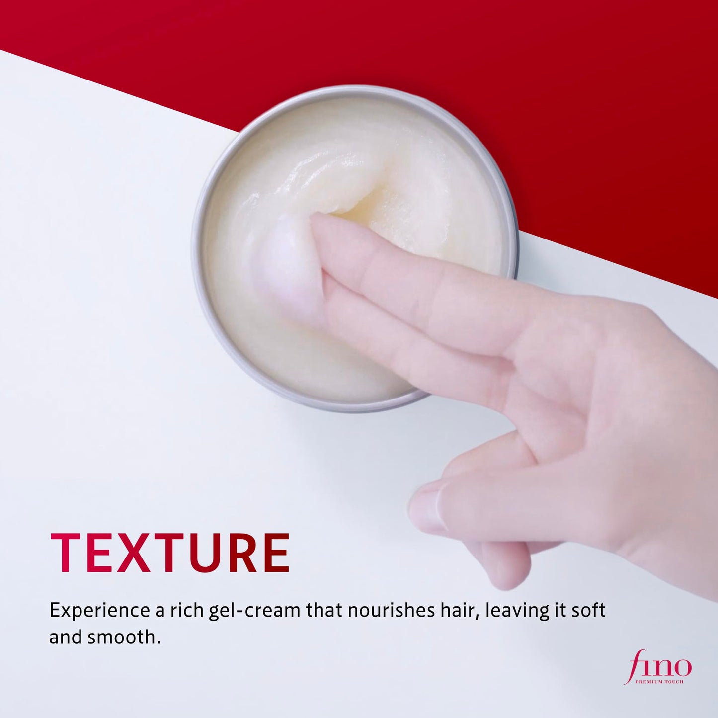 Fino Premium Touch Hair Mask, Deep Repair Japanese Hair Treatment with 8 Serum Ingredients for Dry & Damaged Hair, Silky-Smooth & Hydrated Finish, 8.1 oz