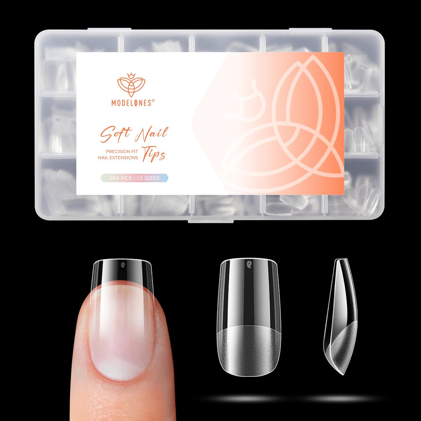Rhinestone Nail Gem Glue - Super Strong No Wipe Adhesive with Dual-Use Brush | 2×5 ml