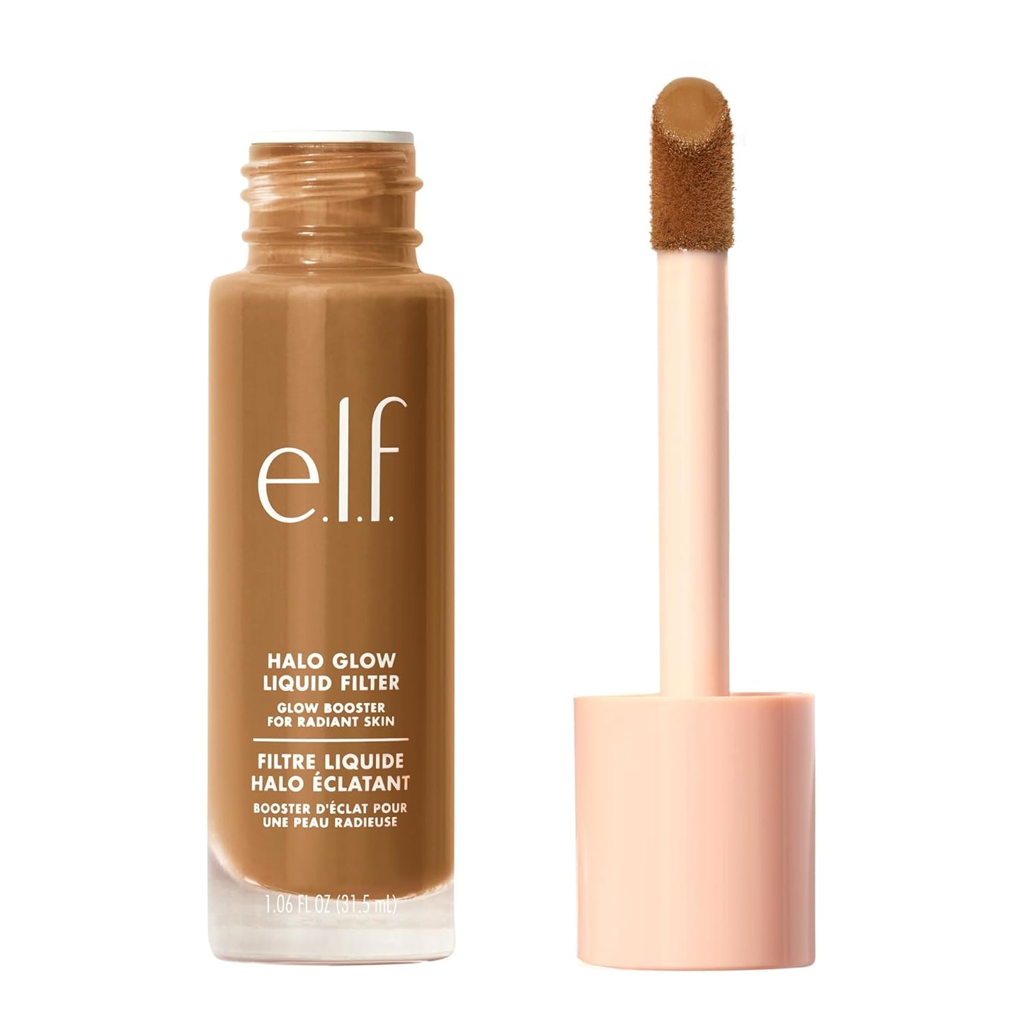 e.l.f. Halo Glow Liquid Filter - Complexion Booster with Hyaluronic Acid for Soft-Focus Glow | 00 Fair Shade