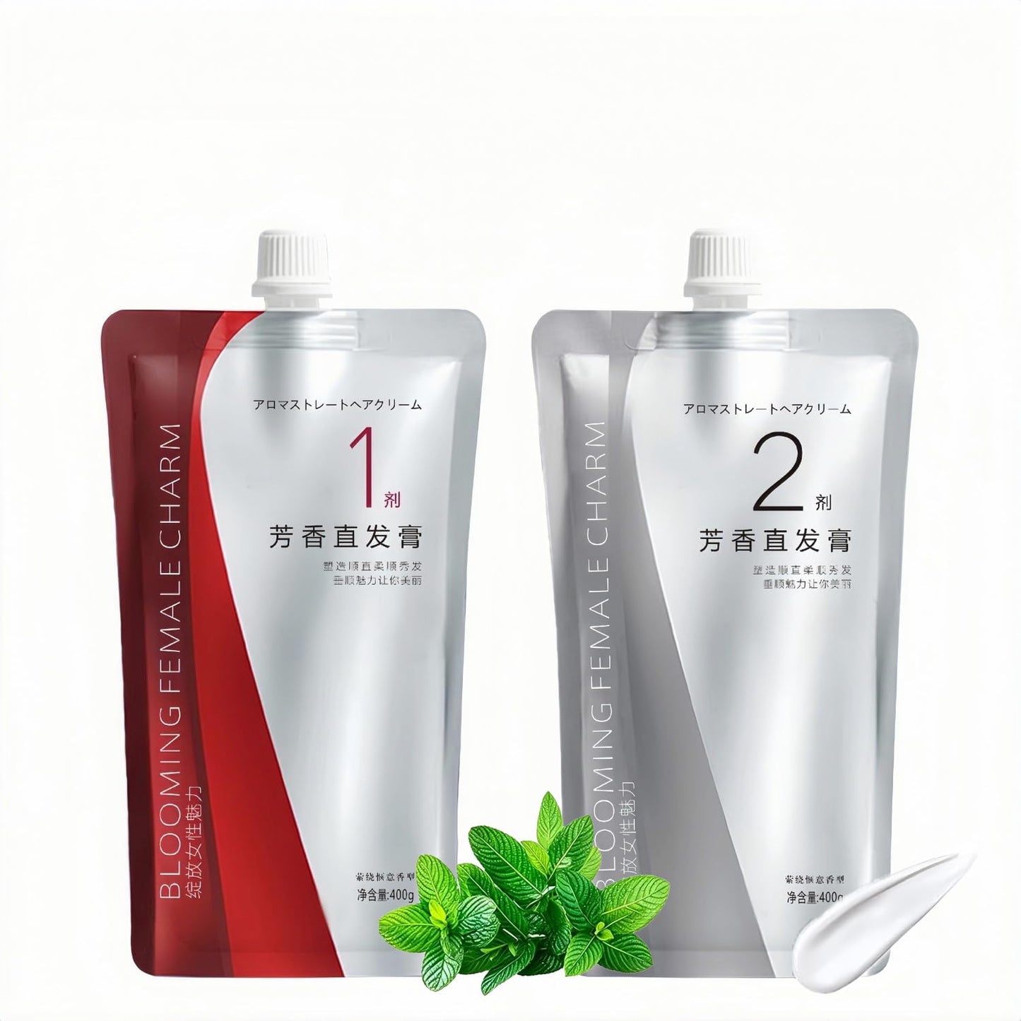 Straight Guard Smoothing Styling Cream, Shiny Hair, for Frizz Control and Silky Straight Hair, Gentle Straightening