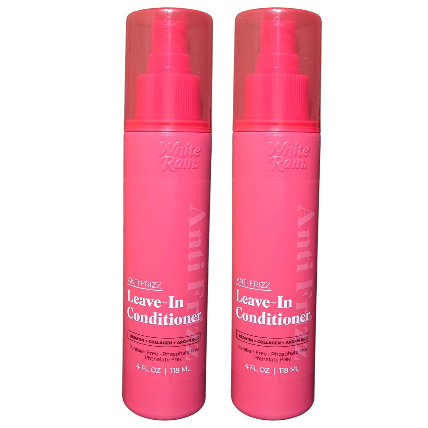 Anti Frizz Leave-In Conditioner Spray with Keratin Collagen Argan Oil 4 oz | 2 PK |
