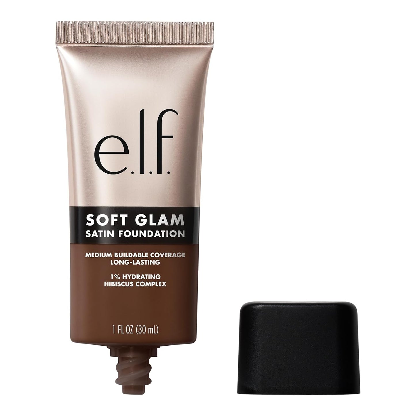 e.l.f. Soft Glam Foundation - Medium Coverage, Long-Lasting, Vegan | 21 Light Neutral, Satin Finish