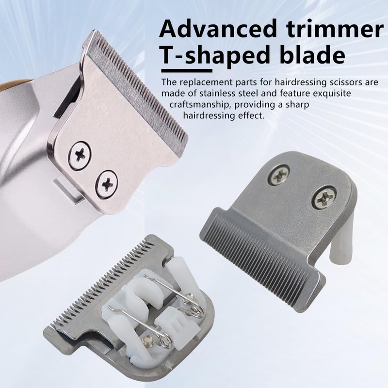 Gxcdizx 2-Pack Replacement Detachable Clipper T Blade for W*ahl Blades for Trimmer 02144 9818 9818L 9864 9864SS 9888 9854 9860 (Upgraded)