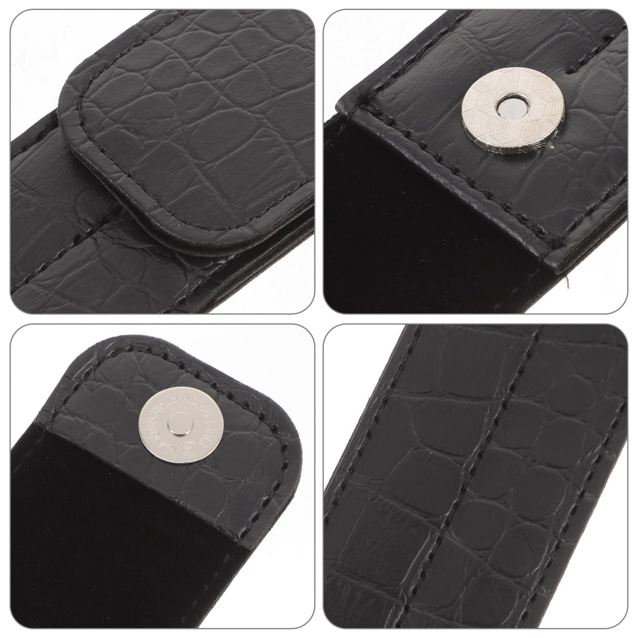 Housoutil Tweezer Storage Case, Eyelash Tweezer Holder, Eyelash Tweezers Case for Extensions, Black