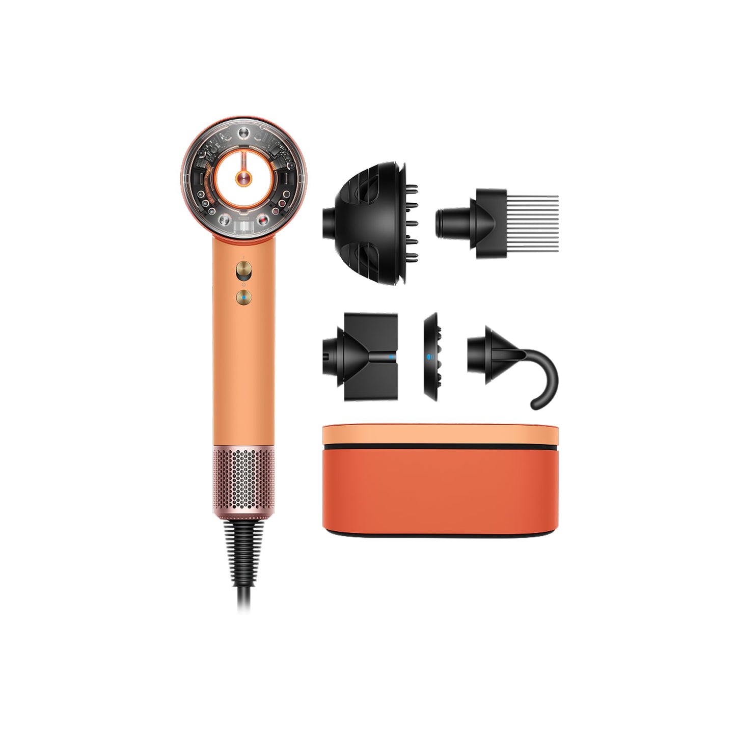 Limited Edition Dyson Supersonic Nural™ Hair Dryer in Ceramic Apricot and Topaz