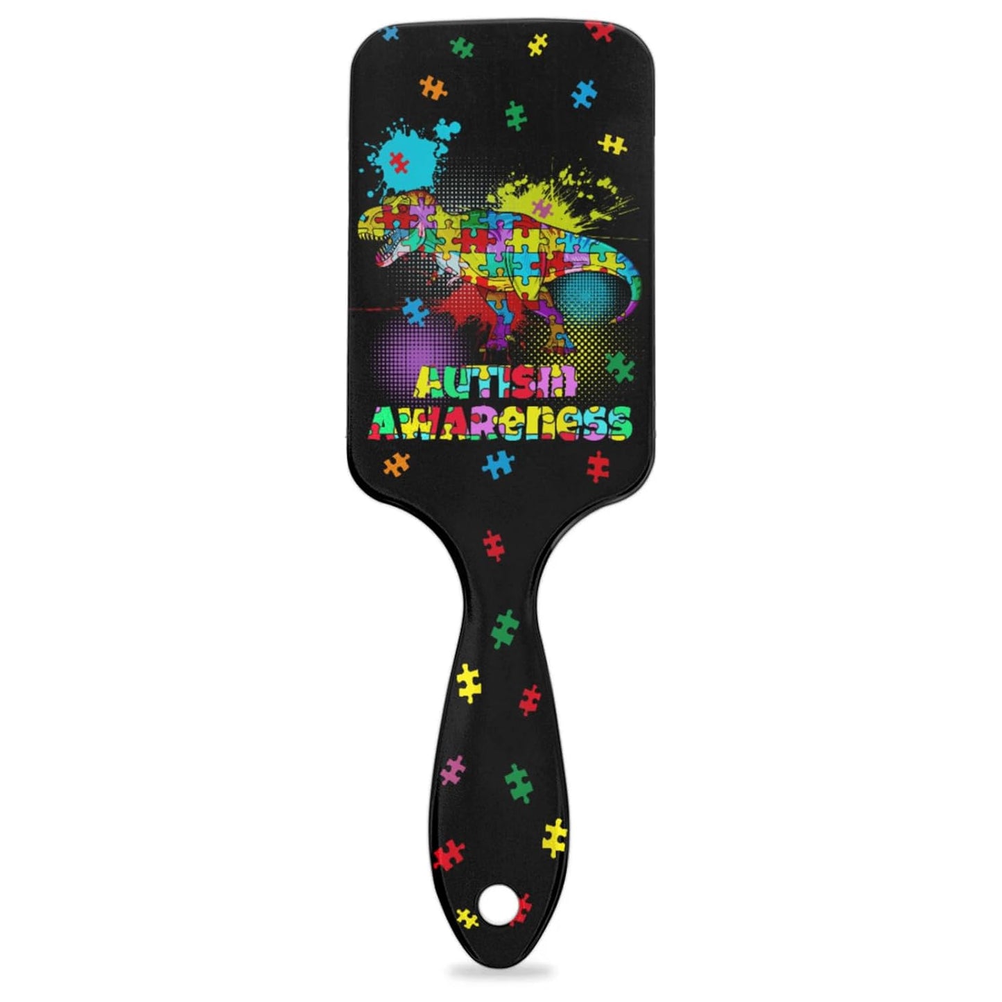 Kids Detangler Hair Brush - Pain-Free Comb for Wet & Dry Hair | Dinosaur Design for Boys & Girls