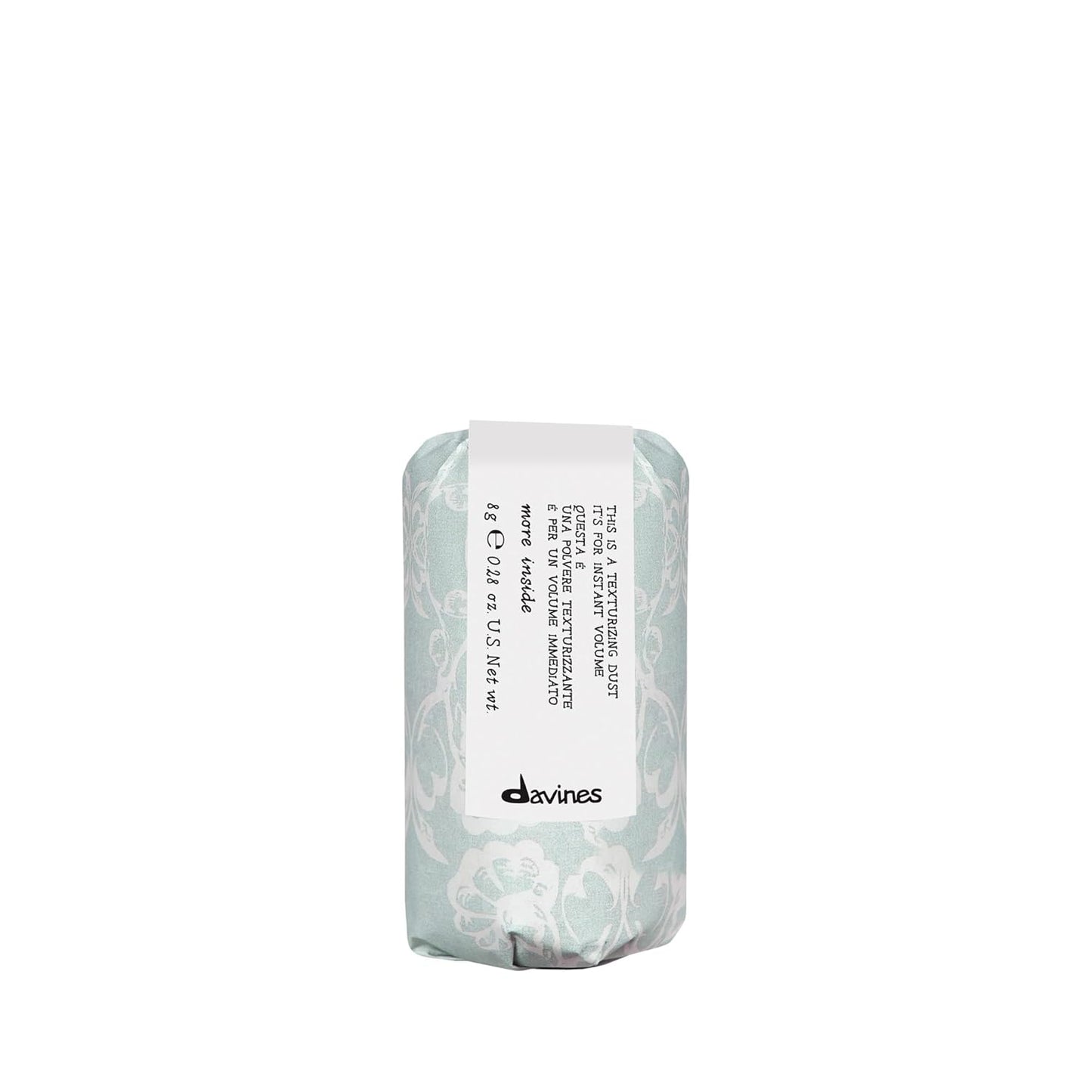 Davines Texturizing Dust Powder - Medium Hold Volume Powder for Root Lift | Matte Texture & Grip, 0.28 oz