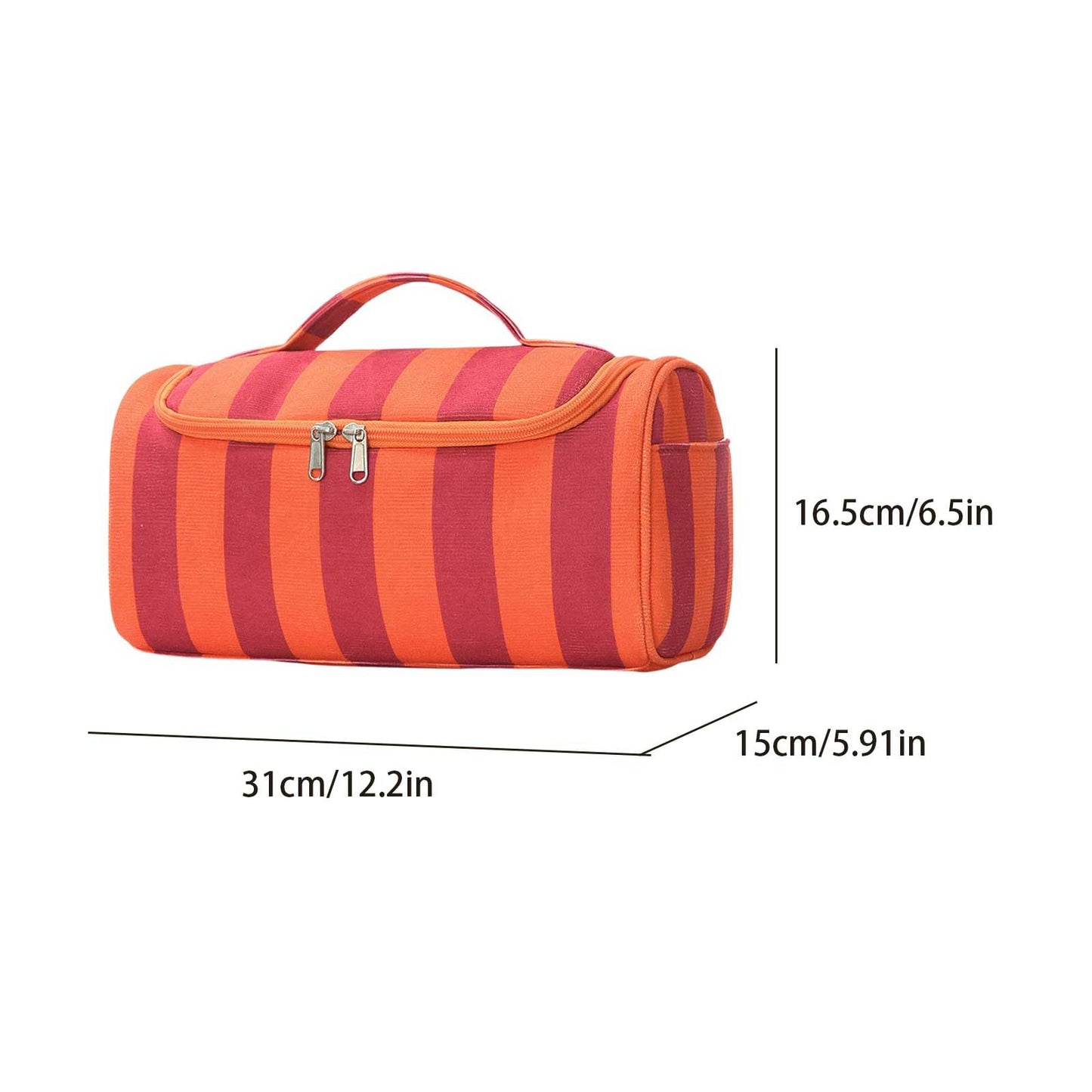 ANKICK Striped Travel Case Hair Tool Compatible with Dyson Airwrap Shark Complete Styler and Attachments Cute Hair Dryer Bag