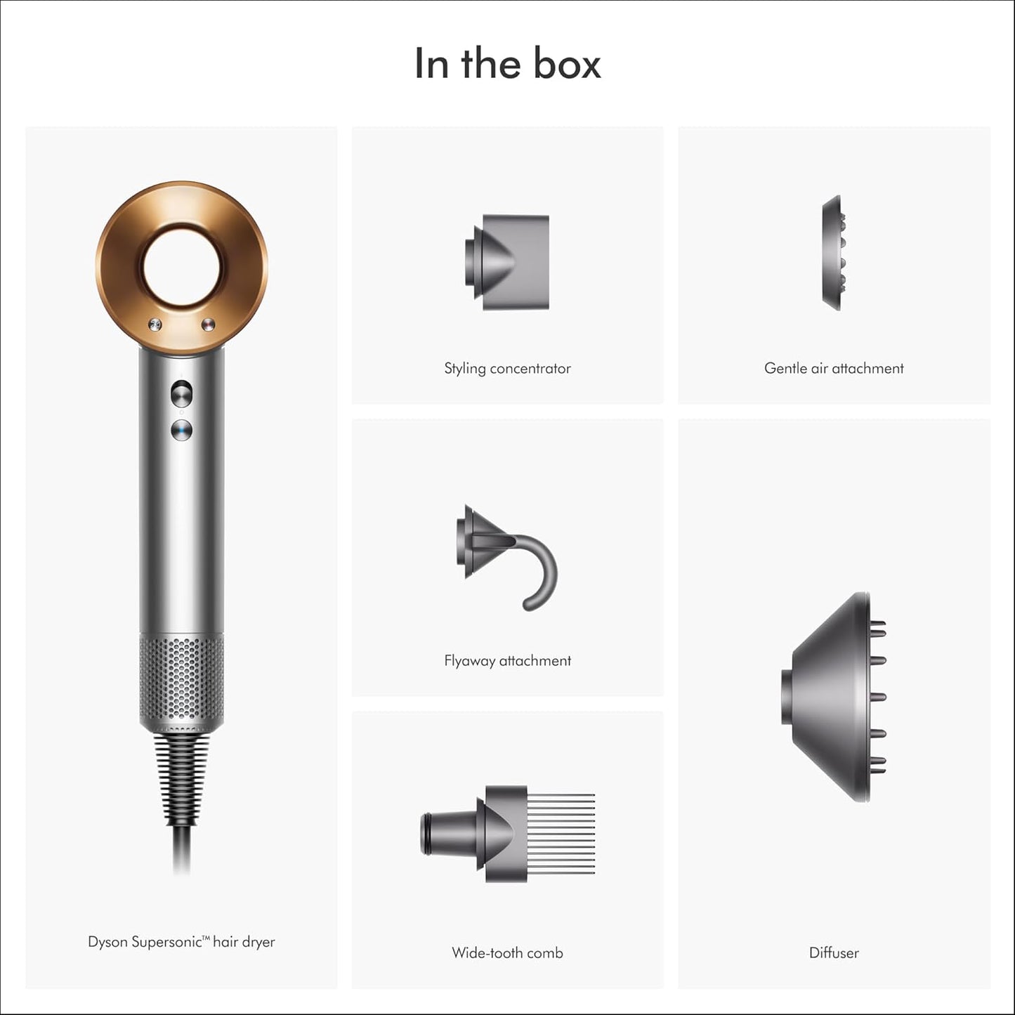 Dyson Supersonic Hair Dryer - Fast Drying, Lightweight Design, Sleek Finish