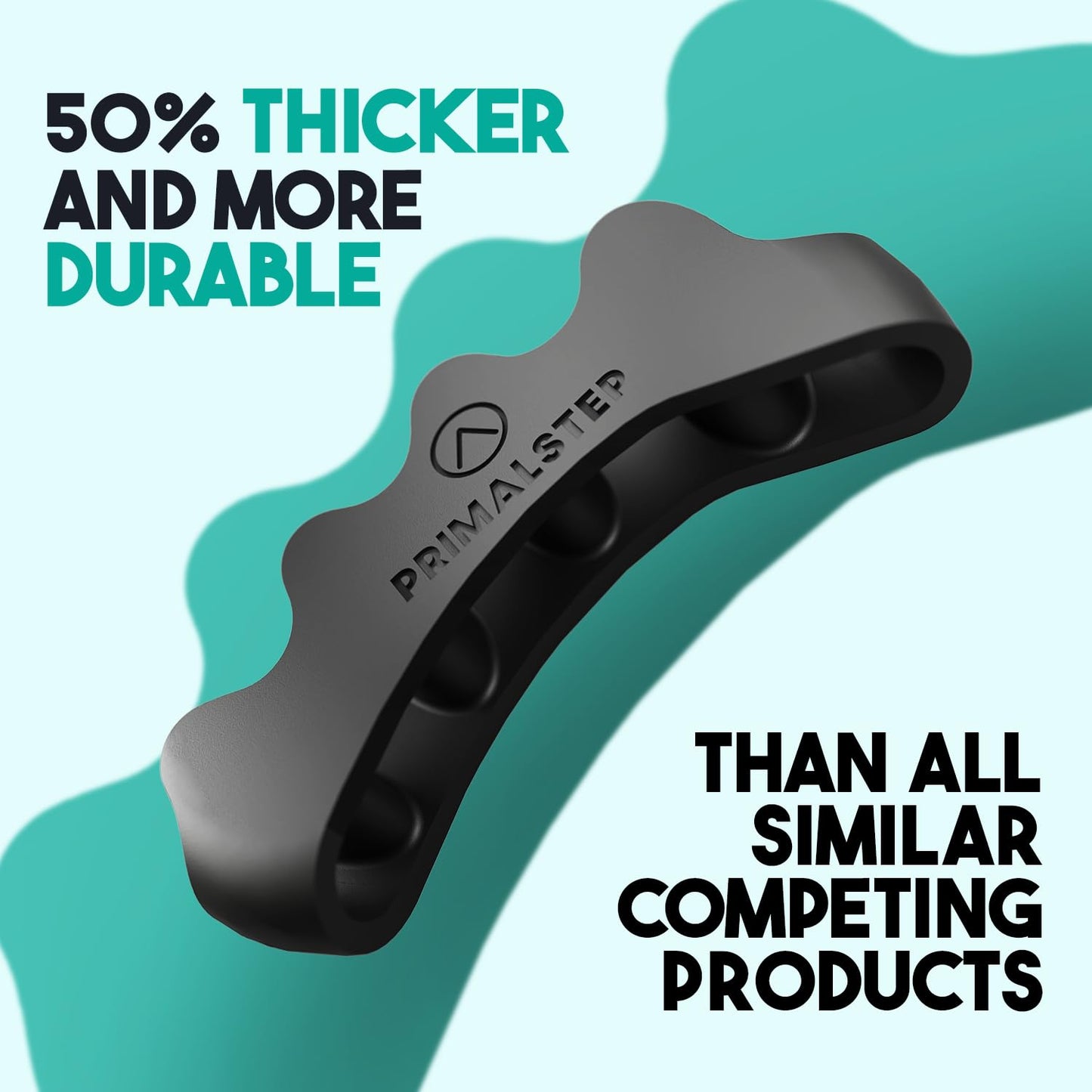 VYCE PrimalStep Toe Separators, Spreaders, Spacers, Straightener to Correct Toes for Men and Women, Bunion Corrector, Plantar Fasciitis and Athletic Mobility, Large