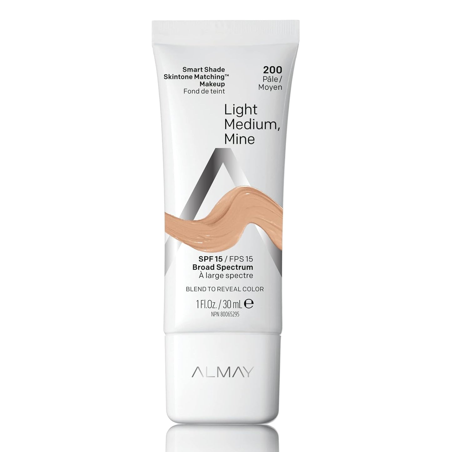 Almay Skintone Matching Foundation - Smart Shade Makeup with SPF 15 | Hypoallergenic, Oil-Free, 1 fl oz