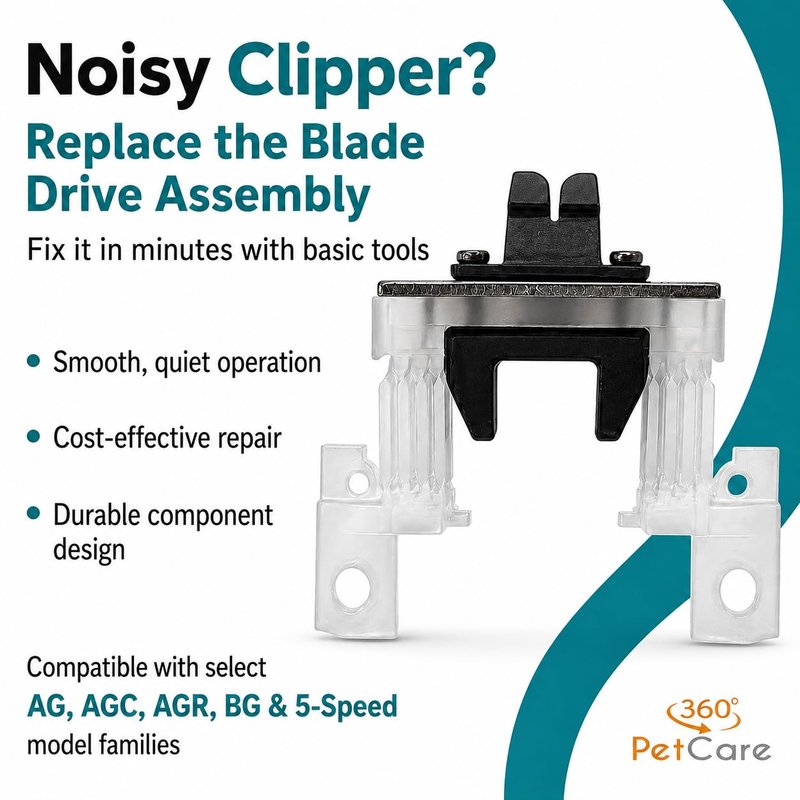 XCEL Blade Drive Lever Assembly Replacement, Compatible with Select Andis AG, AGC, AGR, BG and 5-Speed Grooming Clippers - 4 Pack