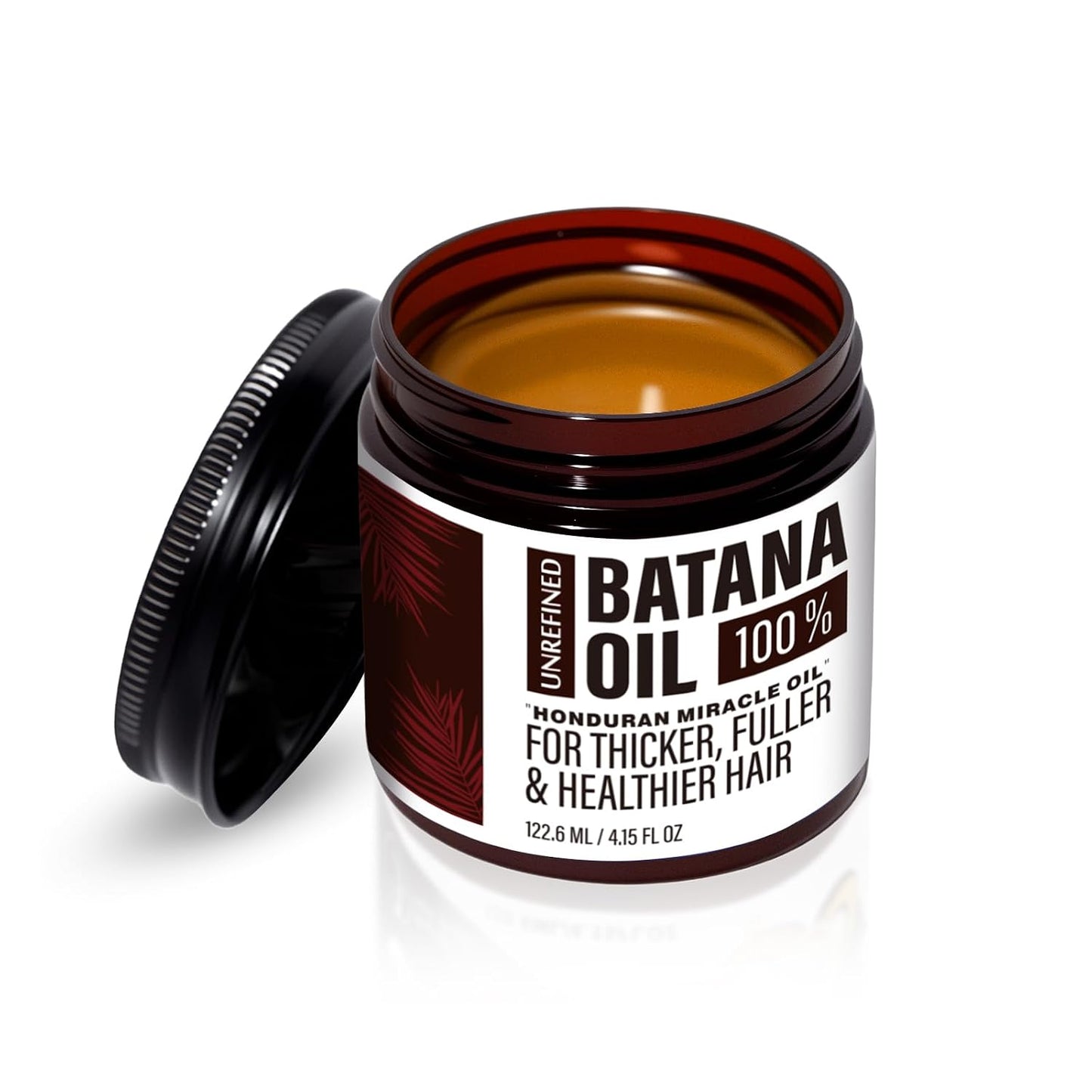 Organic Batana Oil for Hair Growth - 100% Pure, Unrefined Treatment | Strengthens & Moisturizes | 4.15 oz