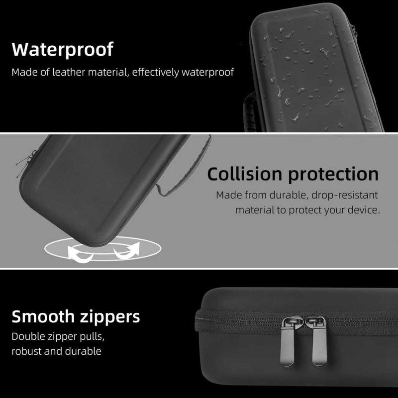 Guganas PU Hard Travel Case for Dyson Airstrait HT01 Straightener & Power Supply, Waterproof Shockproof Storage Carrying Case (Black)