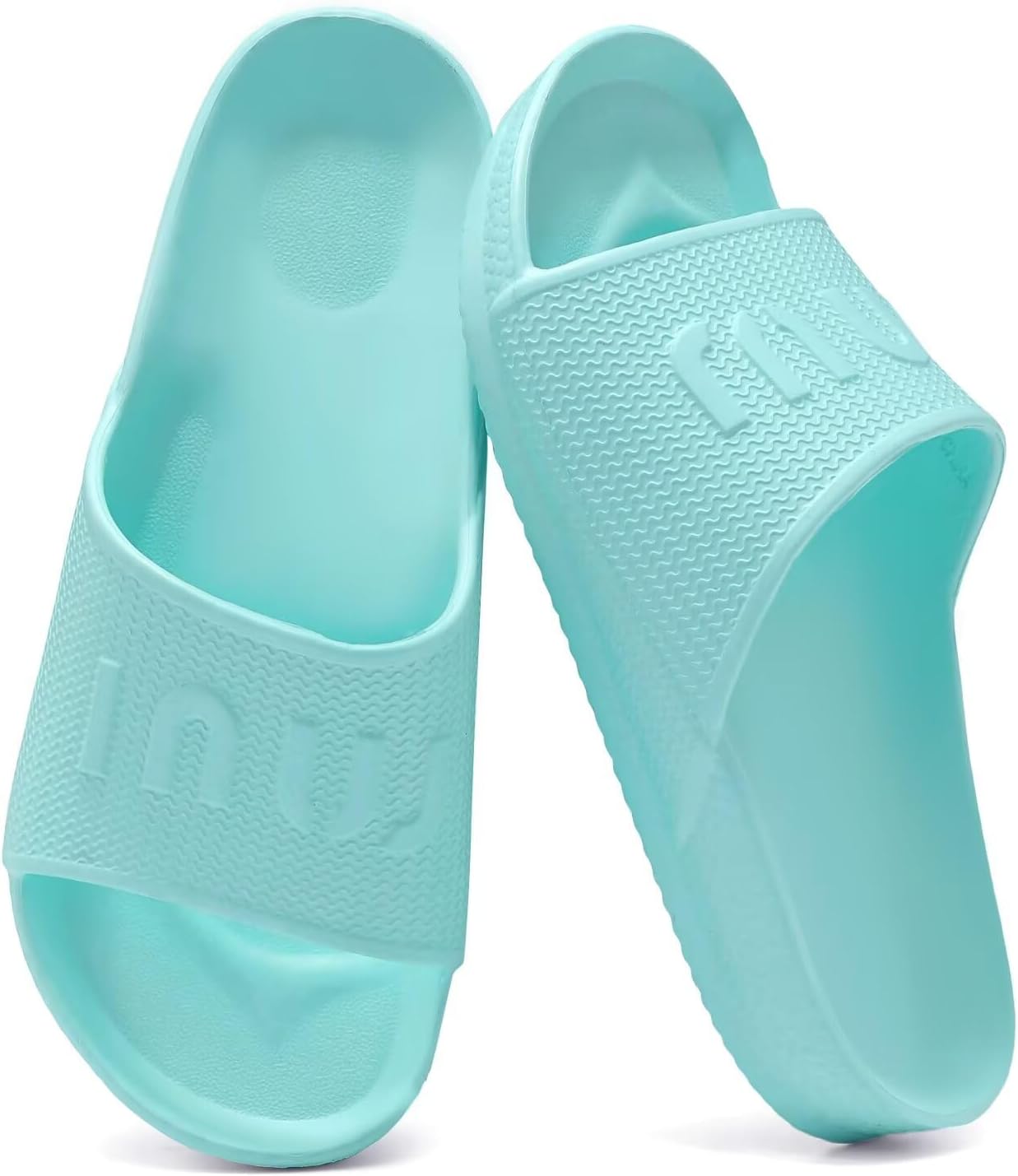 Arch Support Slides - Comfortable Beach & Pool Slippers | Lightweight Quick-Dry Shower Sandals