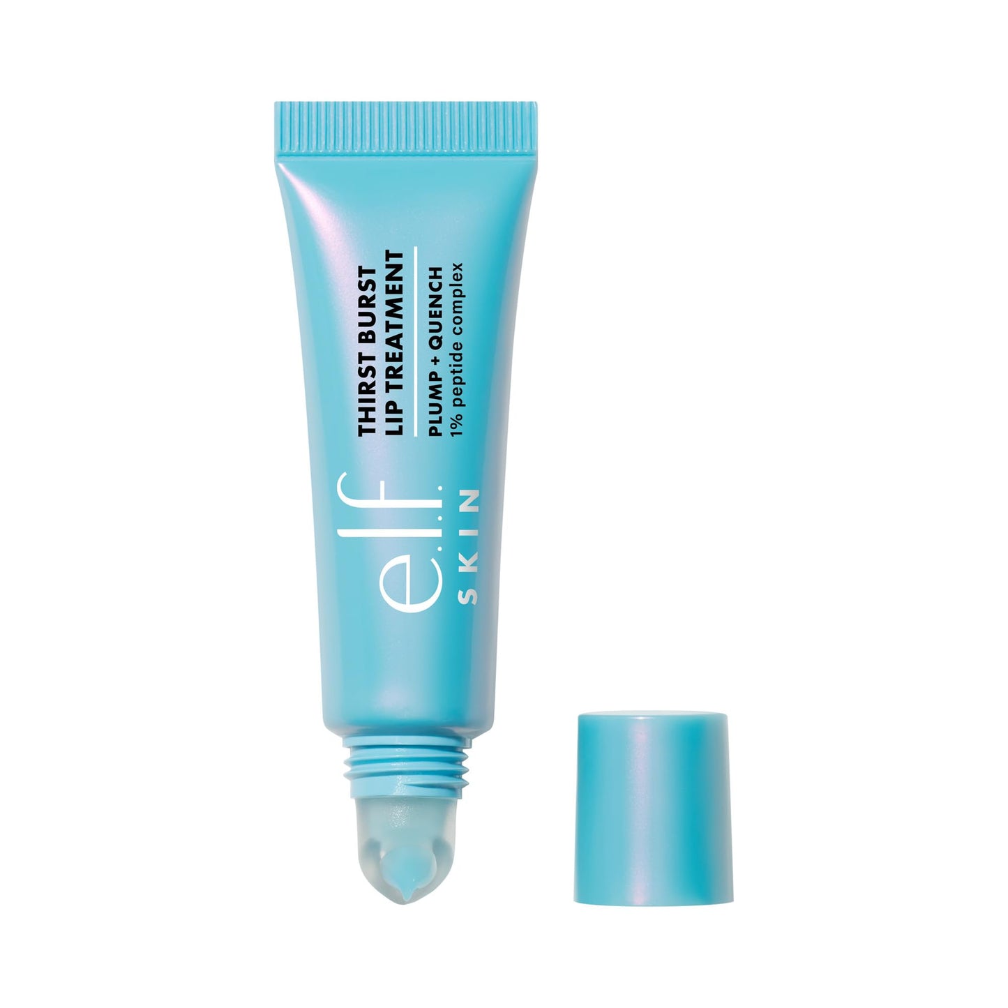 e.l.f. SKIN Thirst Burst Lip Treatment, Hydrating Lip Balm Moisturizer for Plumping & Relieving Dry Lips, Vegan & Cruelty-Free, Blue Hibiscus