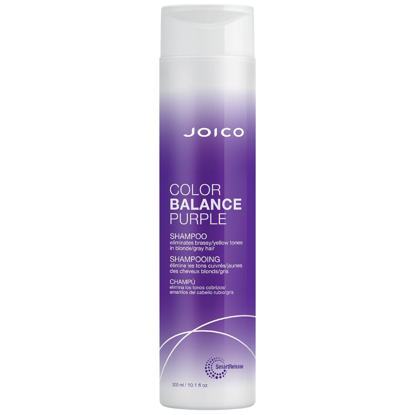 Joico Color Balance Purple Shampoo - Eliminate Brassy Tones & Boost Shine | For Cool Blonde & Gray Hair | UV Protection