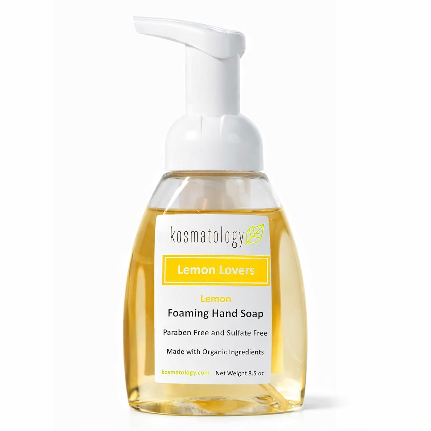 Organic Foaming Hand Soap - Botanical Bliss Lavender-Eucalyptus | Moisturizing Essential Oil Wash (8.5 fl oz)