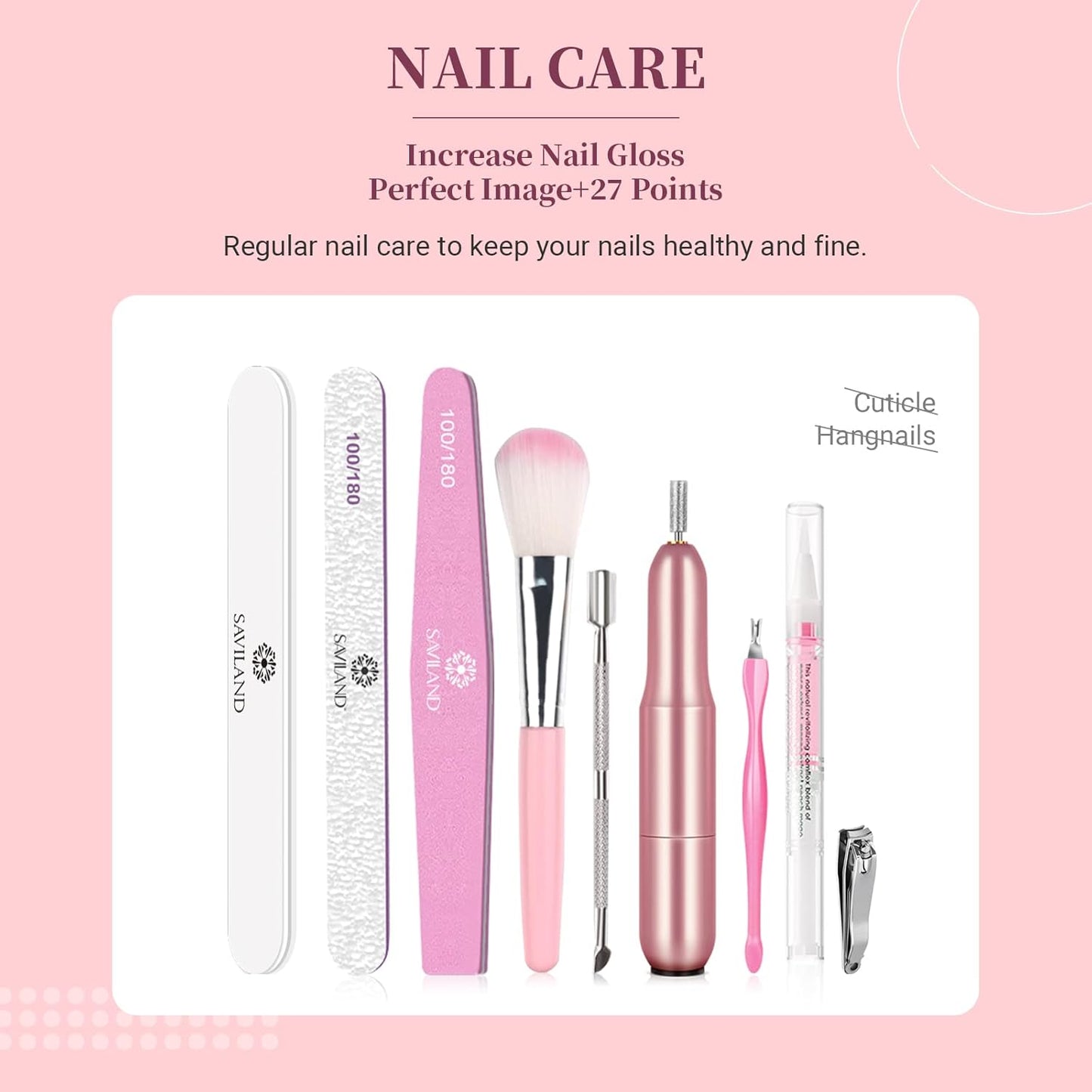 Acrylic Nails Kit - Complete Professional Set with UV Light & Drill | DIY Home Salon Essentials