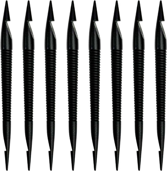 Double-Ended Crochet Hook Set - 8 Pcs Hair Braiding & Dreadlocks Tool | Interlocking Knitting Hooks