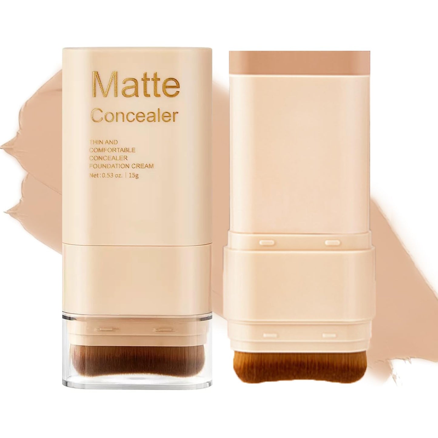 Skin Tint Foundation Stick - Full Coverage Tinted Moisturizer with SPF | Dewy Finish #02