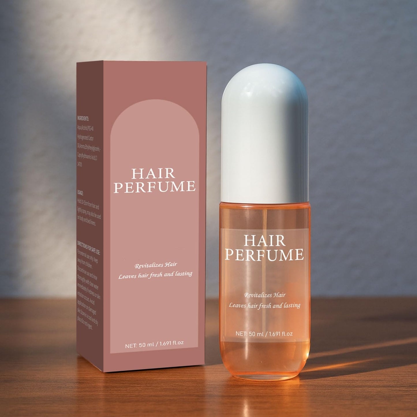 Lanthome Hair Perfume for Women - Deodorizing Hair Spray & Body Mist | Woody Aquatic Scent - 50mL