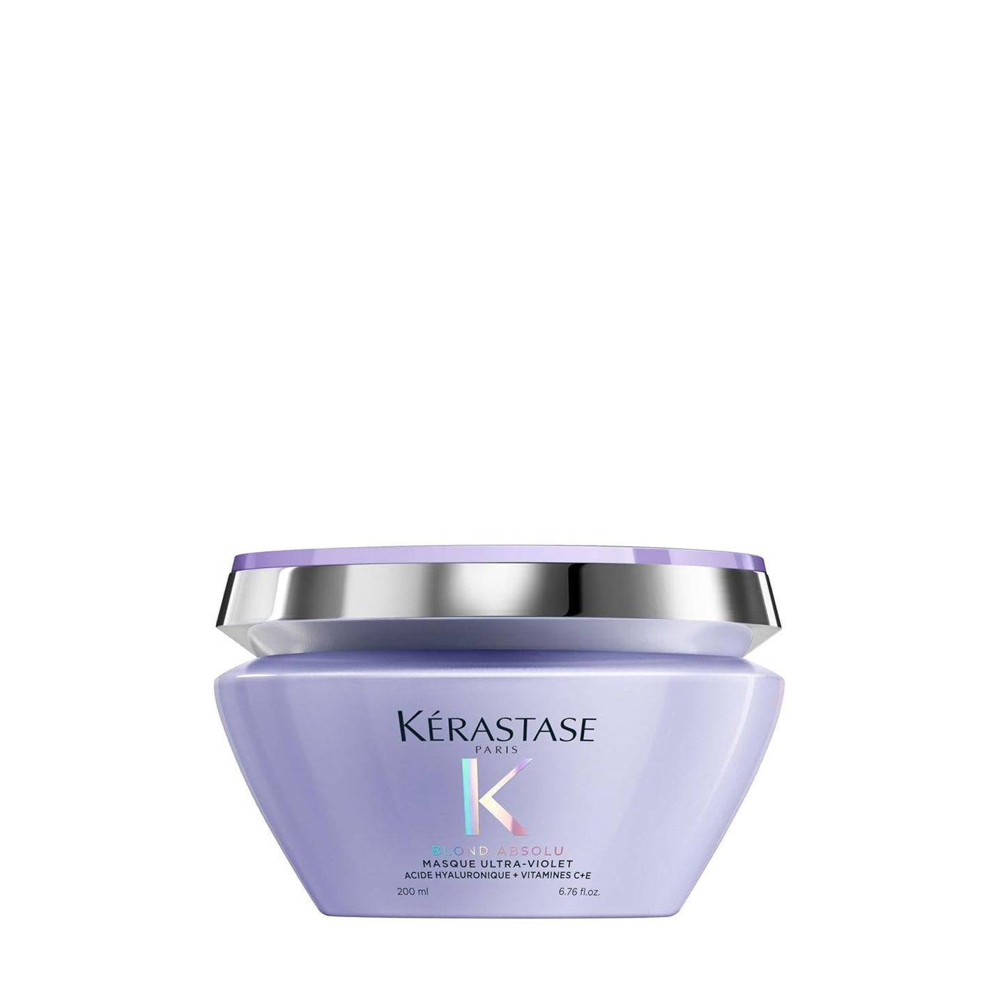 Kerastase Blond Absolu Purple Hair Mask - Neutralizes Brassiness & Yellow Undertones | 6.8 Fl Oz